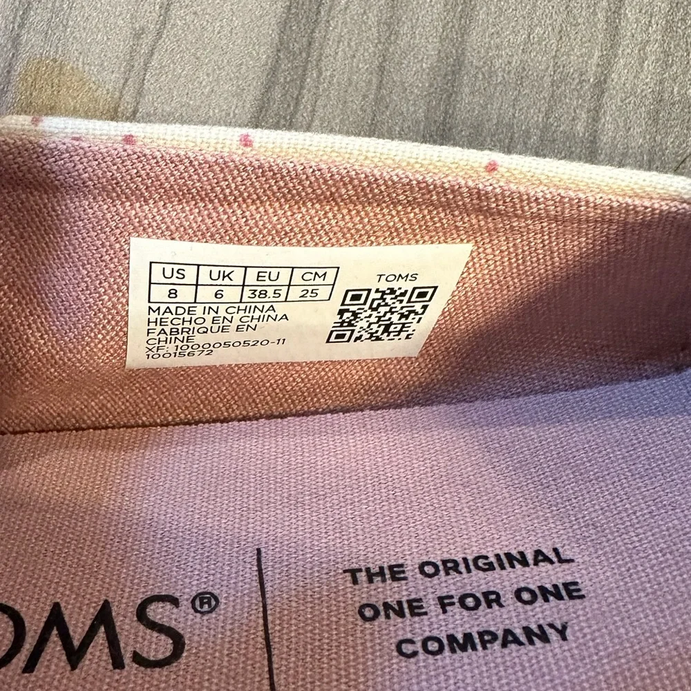 Toms polka dot alpargata - barely worn! - Picture 4 of 5